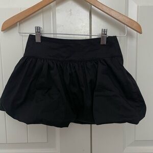 Art Class Black Bubble Skort